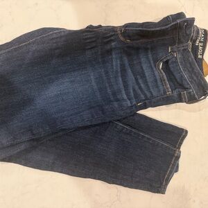 American Eagle Outfitters Women's Deep Blue Hi Rise Jegging